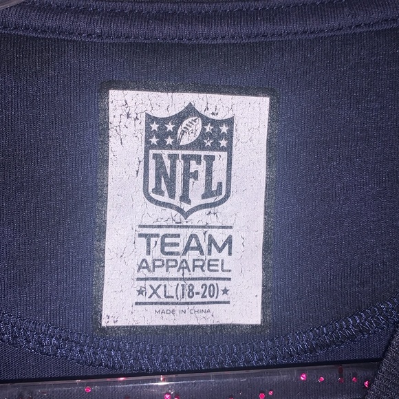 NFL Seattle Seahawks Blue Tie Dye Long Sleeve Shirt - Picture 8 of 8